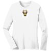 1-DAY RUSH NO MINIMUM Ladies Long Sleeve Crew Neck T-Shirt Thumbnail