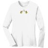 1-DAY RUSH NO MINIMUM Ladies Long Sleeve Crew Neck T-Shirt Thumbnail
