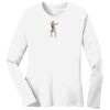 1-DAY RUSH NO MINIMUM Ladies Long Sleeve Crew Neck T-Shirt Thumbnail