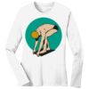 1-DAY RUSH NO MINIMUM Ladies Long Sleeve Crew Neck T-Shirt Thumbnail