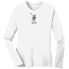 1-DAY RUSH NO MINIMUM Ladies Long Sleeve Crew Neck T-Shirt Thumbnail