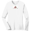 1-DAY RUSH NO MINIMUM Ladies Long Sleeve Crew Neck T-Shirt Thumbnail
