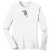 1-DAY RUSH NO MINIMUM Ladies Long Sleeve Crew Neck T-Shirt Thumbnail