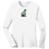 1-DAY RUSH NO MINIMUM Ladies Long Sleeve Crew Neck T-Shirt Thumbnail