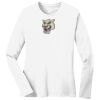 1-DAY RUSH NO MINIMUM Ladies Long Sleeve Crew Neck T-Shirt Thumbnail