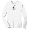 1-DAY RUSH NO MINIMUM Ladies Long Sleeve Crew Neck T-Shirt Thumbnail