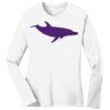 1-DAY RUSH NO MINIMUM Ladies Long Sleeve Crew Neck T-Shirt Thumbnail