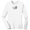 1-DAY RUSH NO MINIMUM Ladies Long Sleeve Crew Neck T-Shirt Thumbnail