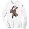 1-DAY RUSH NO MINIMUM Ladies Long Sleeve Crew Neck T-Shirt Thumbnail