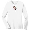 1-DAY RUSH NO MINIMUM Ladies Long Sleeve Crew Neck T-Shirt Thumbnail