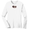 1-DAY RUSH NO MINIMUM Ladies Long Sleeve Crew Neck T-Shirt Thumbnail
