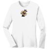 1-DAY RUSH NO MINIMUM Ladies Long Sleeve Crew Neck T-Shirt Thumbnail