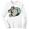 1-DAY RUSH NO MINIMUM Ladies Long Sleeve Crew Neck T-Shirt Thumbnail
