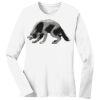 1-DAY RUSH NO MINIMUM Ladies Long Sleeve Crew Neck T-Shirt Thumbnail