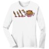 1-DAY RUSH NO MINIMUM Ladies Long Sleeve Crew Neck T-Shirt Thumbnail