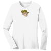 1-DAY RUSH NO MINIMUM Ladies Long Sleeve Crew Neck T-Shirt Thumbnail