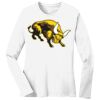 1-DAY RUSH NO MINIMUM Ladies Long Sleeve Crew Neck T-Shirt Thumbnail