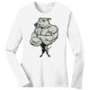 1-DAY RUSH NO MINIMUM Ladies Long Sleeve Crew Neck T-Shirt Thumbnail