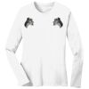 1-DAY RUSH NO MINIMUM Ladies Long Sleeve Crew Neck T-Shirt Thumbnail