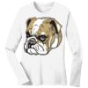 1-DAY RUSH NO MINIMUM Ladies Long Sleeve Crew Neck T-Shirt Thumbnail