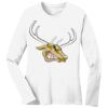 1-DAY RUSH NO MINIMUM Ladies Long Sleeve Crew Neck T-Shirt Thumbnail