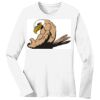1-DAY RUSH NO MINIMUM Ladies Long Sleeve Crew Neck T-Shirt Thumbnail