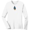 1-DAY RUSH NO MINIMUM Ladies Long Sleeve Crew Neck T-Shirt Thumbnail