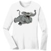1-DAY RUSH NO MINIMUM Ladies Long Sleeve Crew Neck T-Shirt Thumbnail