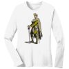 1-DAY RUSH NO MINIMUM Ladies Long Sleeve Crew Neck T-Shirt Thumbnail
