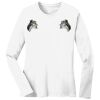 1-DAY RUSH NO MINIMUM Ladies Long Sleeve Crew Neck T-Shirt Thumbnail