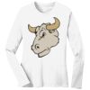 1-DAY RUSH NO MINIMUM Ladies Long Sleeve Crew Neck T-Shirt Thumbnail