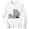 1-DAY RUSH NO MINIMUM Ladies Long Sleeve Crew Neck T-Shirt Thumbnail
