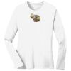 1-DAY RUSH NO MINIMUM Ladies Long Sleeve Crew Neck T-Shirt Thumbnail