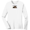 1-DAY RUSH NO MINIMUM Ladies Long Sleeve Crew Neck T-Shirt Thumbnail