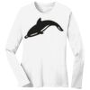 1-DAY RUSH NO MINIMUM Ladies Long Sleeve Crew Neck T-Shirt Thumbnail