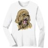 1-DAY RUSH NO MINIMUM Ladies Long Sleeve Crew Neck T-Shirt Thumbnail