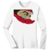 1-DAY RUSH NO MINIMUM Ladies Long Sleeve Crew Neck T-Shirt Thumbnail