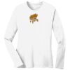 1-DAY RUSH NO MINIMUM Ladies Long Sleeve Crew Neck T-Shirt Thumbnail