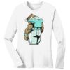 1-DAY RUSH NO MINIMUM Ladies Long Sleeve Crew Neck T-Shirt Thumbnail