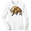 1-DAY RUSH NO MINIMUM Ladies Long Sleeve Crew Neck T-Shirt Thumbnail