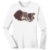 1-DAY RUSH NO MINIMUM Ladies Long Sleeve Crew Neck T-Shirt Thumbnail
