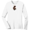 1-DAY RUSH NO MINIMUM Ladies Long Sleeve Crew Neck T-Shirt Thumbnail