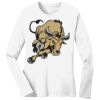 1-DAY RUSH NO MINIMUM Ladies Long Sleeve Crew Neck T-Shirt Thumbnail