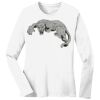 1-DAY RUSH NO MINIMUM Ladies Long Sleeve Crew Neck T-Shirt Thumbnail