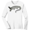 1-DAY RUSH NO MINIMUM Ladies Long Sleeve Crew Neck T-Shirt Thumbnail