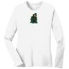 1-DAY RUSH NO MINIMUM Ladies Long Sleeve Crew Neck T-Shirt Thumbnail