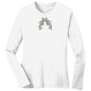 1-DAY RUSH NO MINIMUM Ladies Long Sleeve Crew Neck T-Shirt Thumbnail