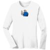 1-DAY RUSH NO MINIMUM Ladies Long Sleeve Crew Neck T-Shirt Thumbnail