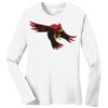 1-DAY RUSH NO MINIMUM Ladies Long Sleeve Crew Neck T-Shirt Thumbnail