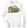 1-DAY RUSH NO MINIMUM Ladies Long Sleeve Crew Neck T-Shirt Thumbnail